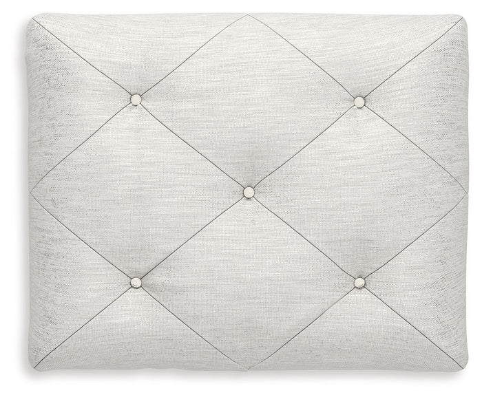Kozlani - Vanity Upholstered Stool - White - view 6
