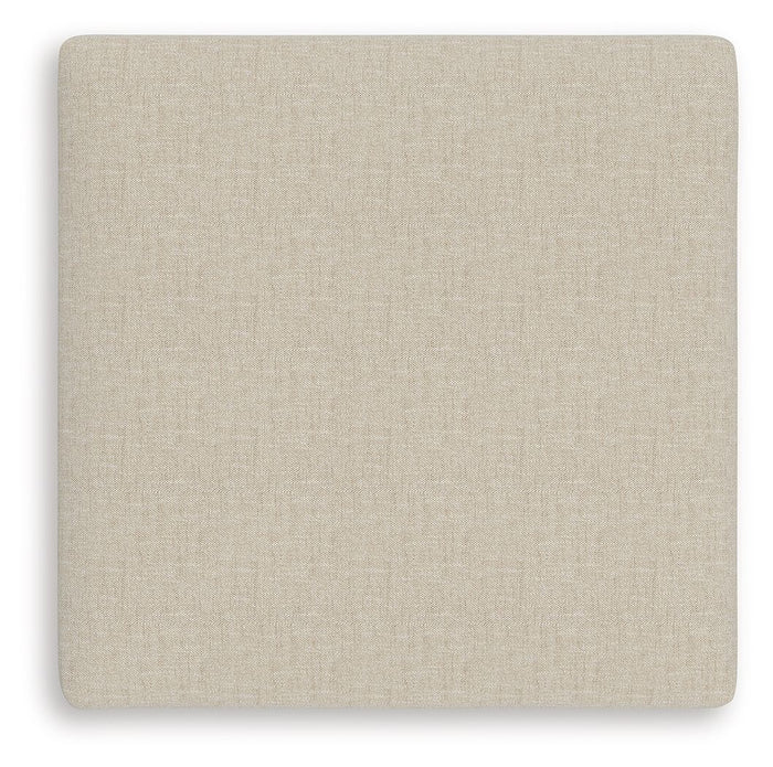 LadyMae - Twill - Oversized Accent Ottoman by Benchcraft® | Bel Furniture