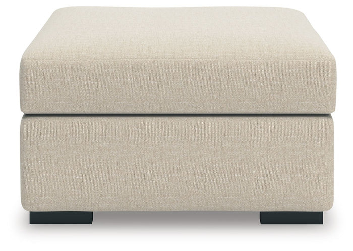 LadyMae - Twill - Oversized Accent Ottoman by Benchcraft® | Bel Furniture
