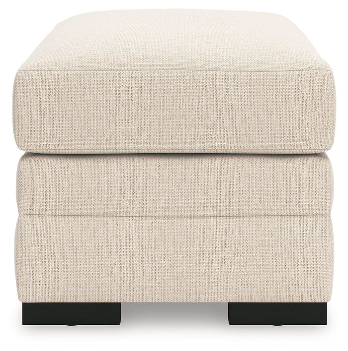 Lango - Jute - Ottoman by Benchcraft® | Bel Furniture
