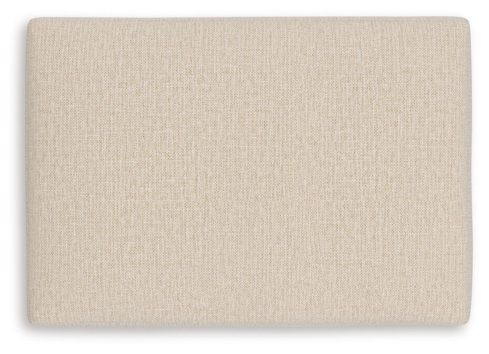 Lango - Jute - Ottoman by Benchcraft® | Bel Furniture