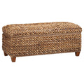 Laughton - Hand - Woven Banana Leaf Storage Trunk - Amber