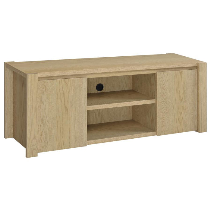 Laurelton 60" 2-Door TV Stand Media Console Light Oak