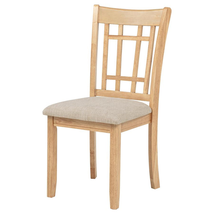 Lavon Wood Dining Side Chair Grey and Light Oak (Set of 2)