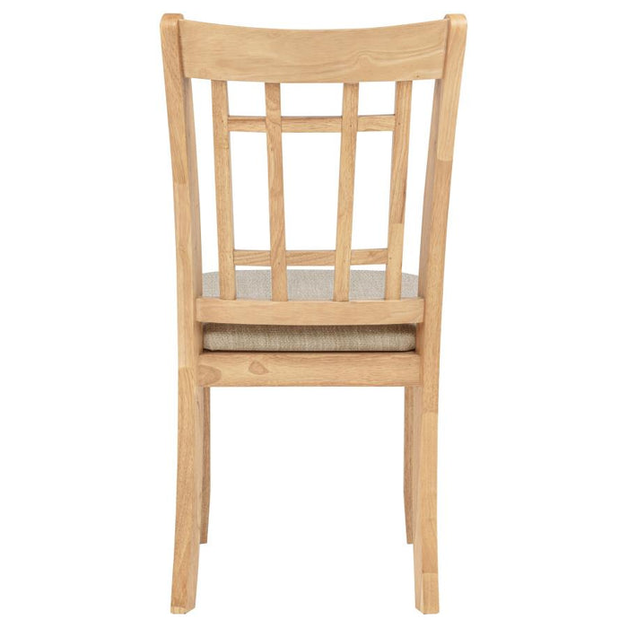 Lavon Wood Dining Side Chair Grey and Light Oak (Set of 2)