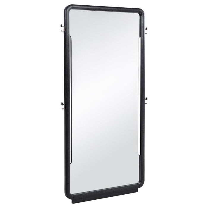 Leandro 76" Full Length Floor Mirror Burnished Black