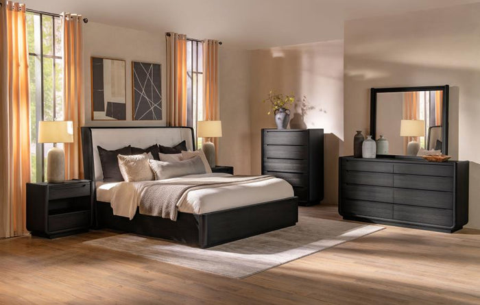 Leandro - Dresser Mirror - Burnished Black