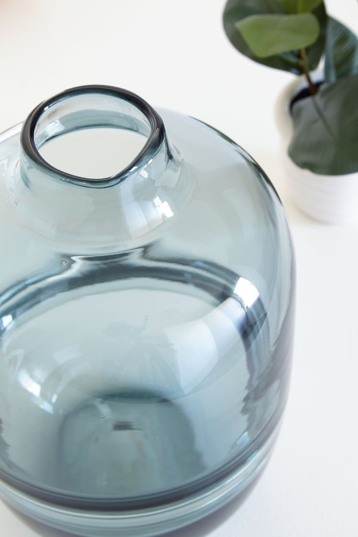 Lemmitt - Teal - Vase by Signature Design by Ashley® | Bel Furniture