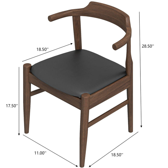 Leon - Mid-Century Modern Dining Chair (Set of 2) - view 3