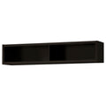 Lewes - Bridge With 2 Encased Storage Compartments - Cappuccino