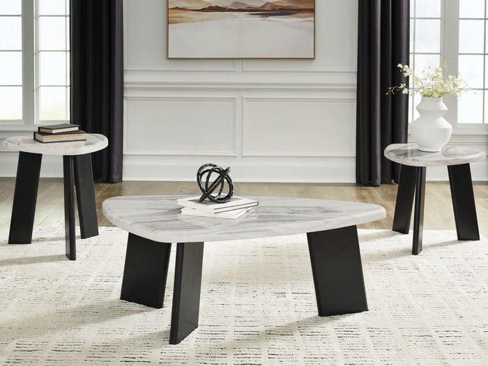 Lilyberg - Occasional Table Set (Set of 3) - Gray / Black - view 6