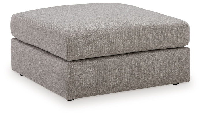 Lindon Oversized Accent Ottoman Smoke