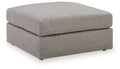 Lindon Oversized Accent Ottoman Smoke