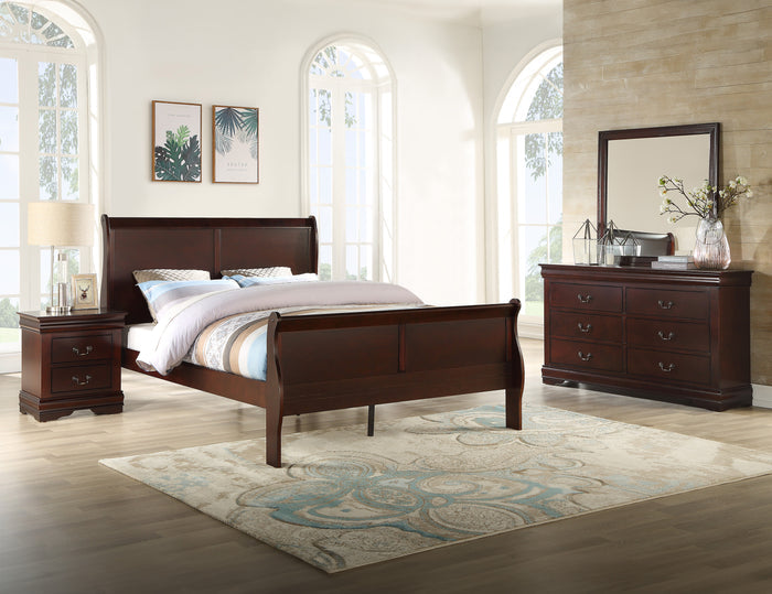 Louis Philip Bed Cherry