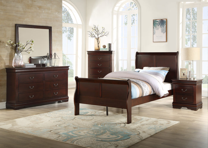 Louis Philip Bed Cherry
