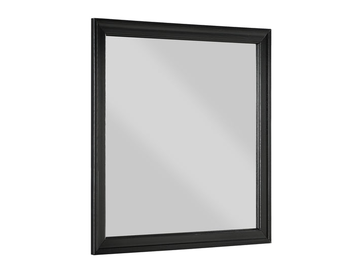 Louis Philip Dresser Mirror Black