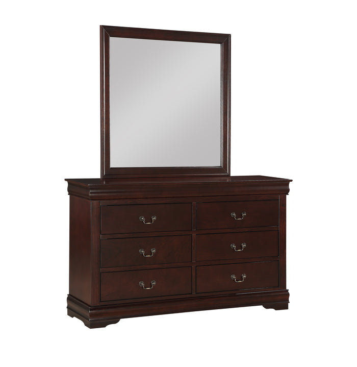 Louis Philip Dresser Mirror Cherry