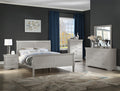 Louis Philip Dresser Mirror Greige