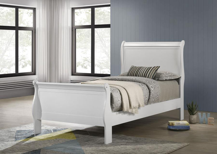 Louis Philippe - Sleigh Panel Bed