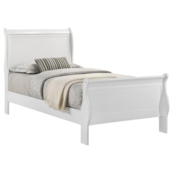Louis Philippe - Sleigh Panel Bed