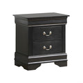 Black / 2 Drawers