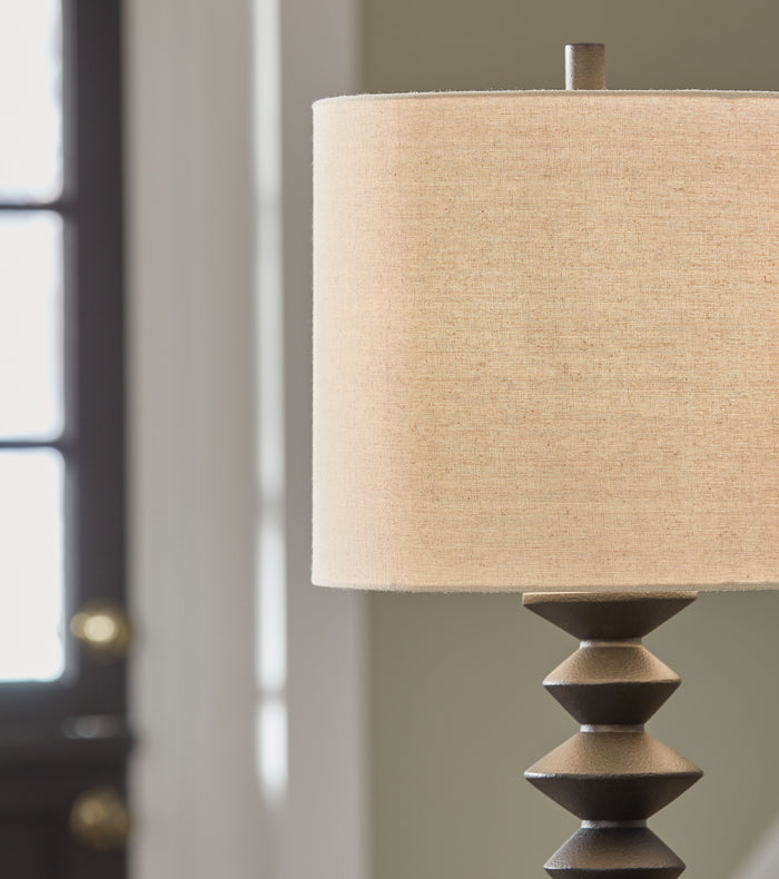 Luanndon - Black - Poly Buffet Lamp by Signature Design by Ashley® | Bel Furniture