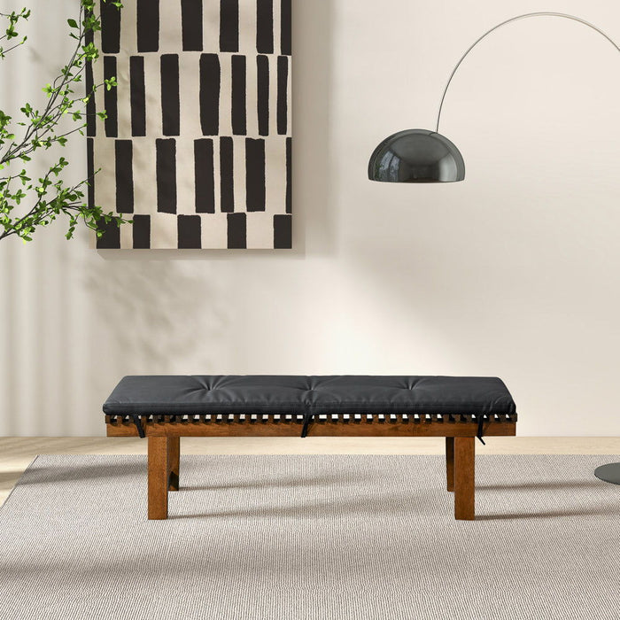 Lucia - Bench - Black - view 7