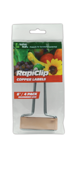 Luster Leaf 4 Copper Plant Labels, 6"