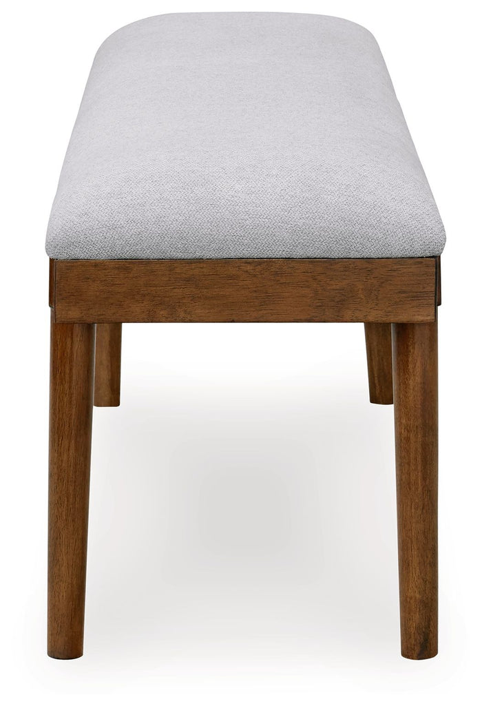 Lyncott - Gray / Brown - Large Upholstered Dining Room Bench by Signature Design by Ashley® | Bel Furniture