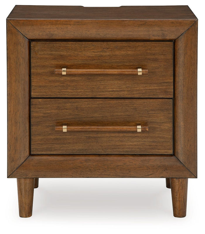 Lyncott - Brown - Two Drawer Night Stand by Signature Design by Ashley® | Bel Furniture