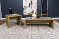 Light Brown / 2 Pc. Coffee Table, End Table