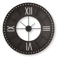 Lytle Wall Clock Antique Brown