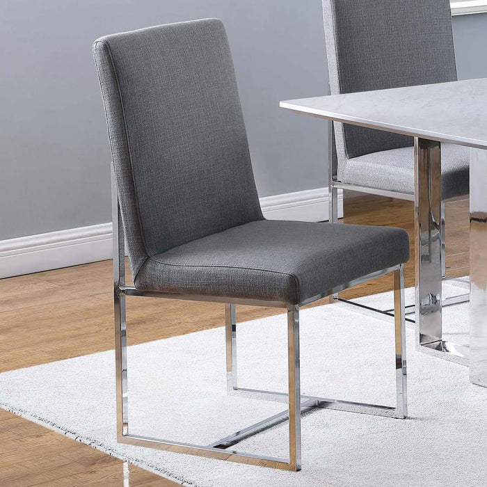 Mackinnon - Upholstered Dining Side Chair (Set of 2) - Gray