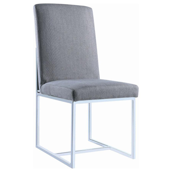 Mackinnon - Upholstered Dining Side Chair (Set of 2) - Gray