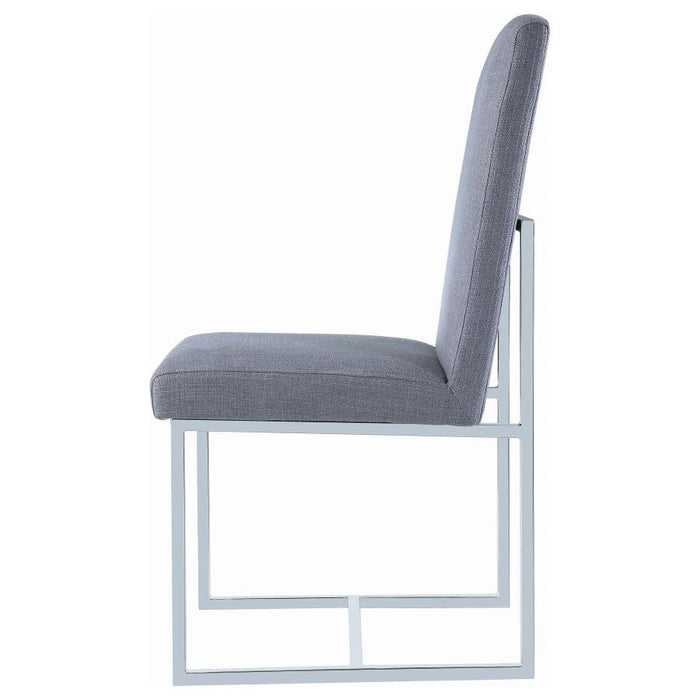 Mackinnon - Upholstered Dining Side Chair (Set of 2) - Gray