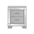 Madison Nightstand Silver Champagne