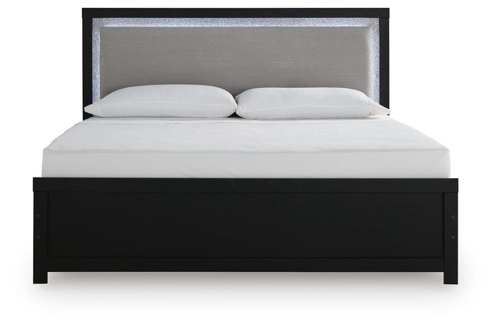 Maeling - Upholstered Panel Bed