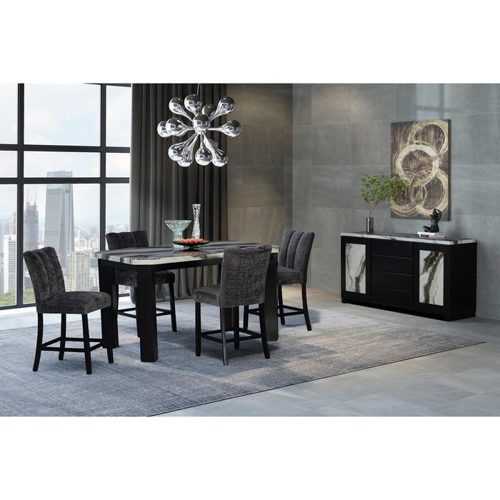 Magaly - Bar Stools (Set of 2) - Dark Gray - view 2