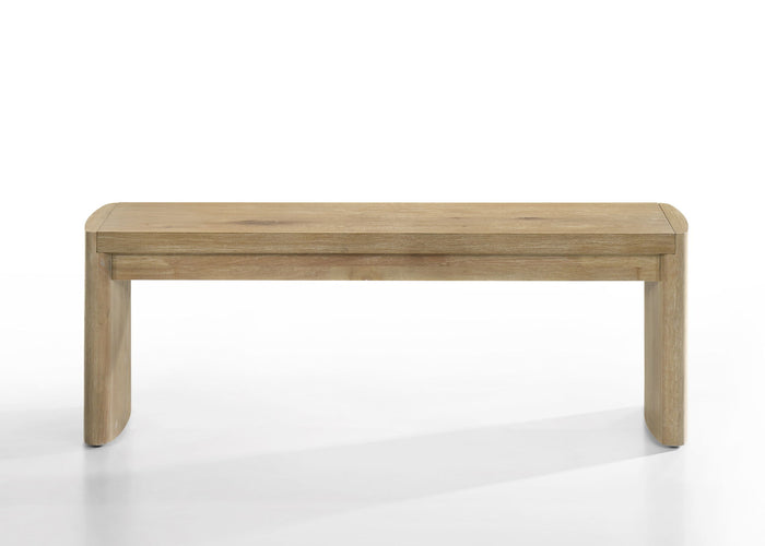Magnus - Wide Dining Bench - Wooden Oak - view 2
