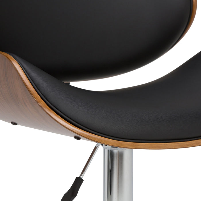 Marana - Multifunctional Handcrafted Bentwood Adjustable Swivel Bar Stool - view 15