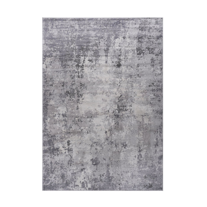 Marfi - 6' X 9' Abstract Area Rug - Light Gray - view 2