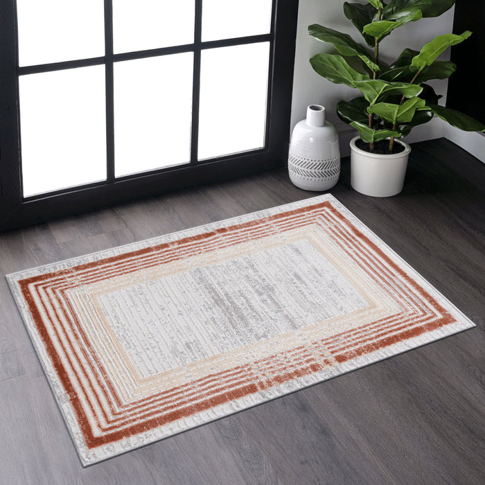 Marfi - Bordered Rug - view 2