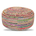 Margo Large Round Pouf Multicolor