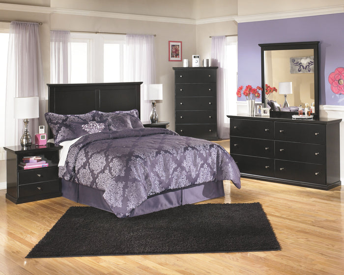 Maribel - Black - Five Drawer Chest by Signature Design by Ashley® | Bel Furniture