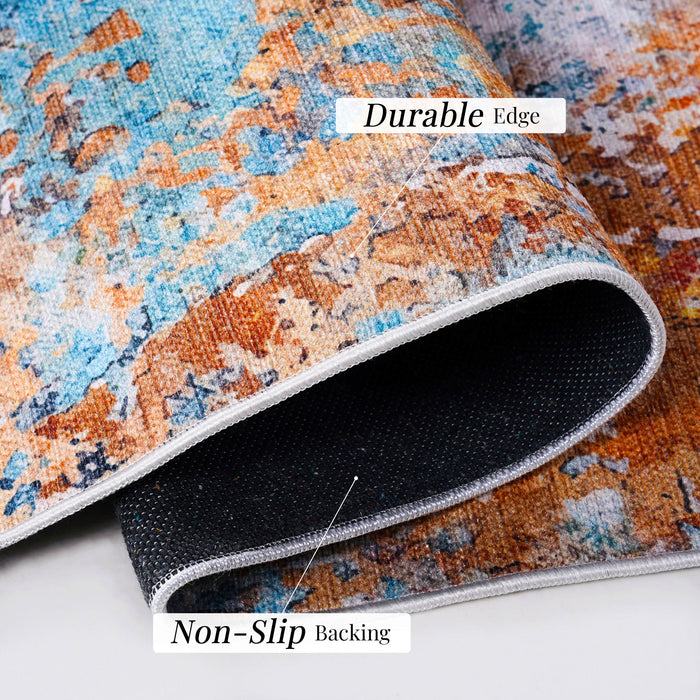 Maval - 6' X 9' Washable Area Rug - Multi - view 4