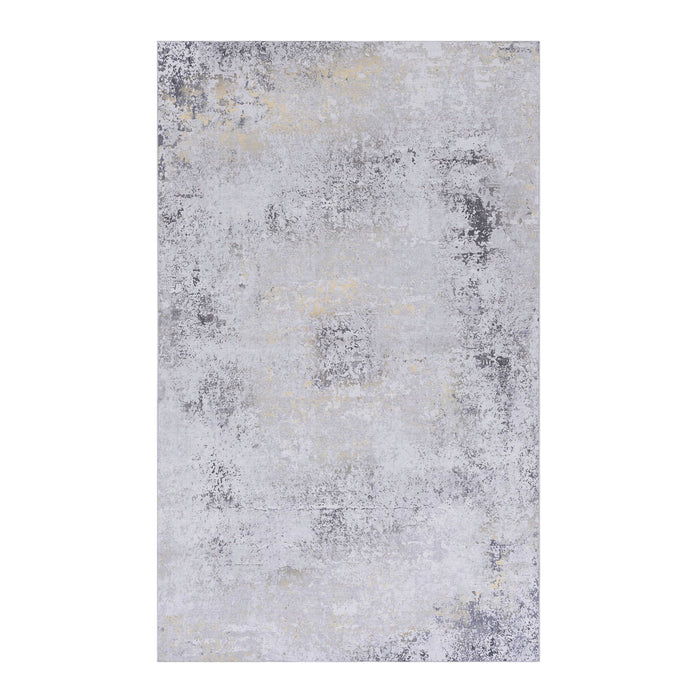 Maval - 8' X 10' Area Rug Washable - Gray / Gold - view 6