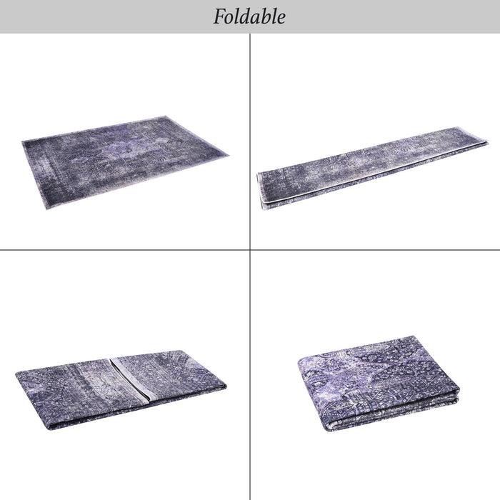 Maval - 8' X 10' Washable Area Rug - Anthracite - view 4