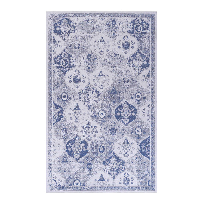 Maval - 8' X 10' Washable Area Rug - Blue - view 7