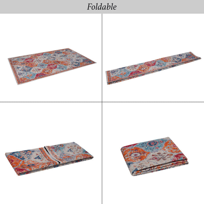 Maval - 8' X 10' Washable Area Rug - Cream - view 4