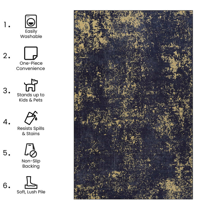 Maval - Stunning Washable Runner Rug - view 8
